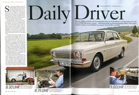 MotorKlassik 1/2015 - Der Ford 12M als Alltagsklassiker MotorKlassik 1/2015 - Der Ford 12M als Alltagsklassiker