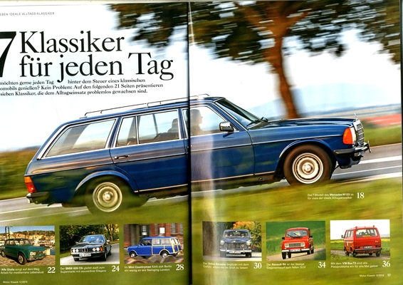 Bild MotorKlassik 12/2014 - 7 ideale Alltagsklassiker