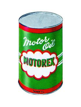 Motorex Motorenöl im Jahr 1950 Motorex Motorenöl im Jahr 1950