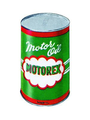 Image: Motorex motor oil in 1950