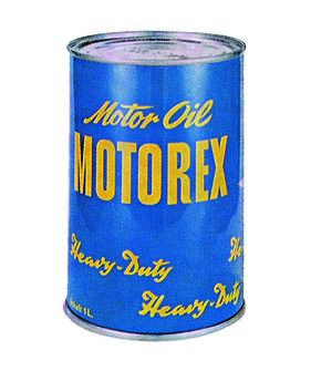 Motorex engine oil in 1960