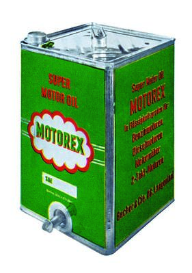 Motorex oil can from back then