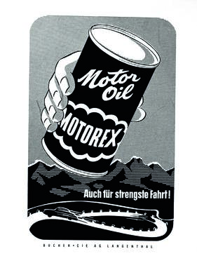 Motorex advertisement from 1956