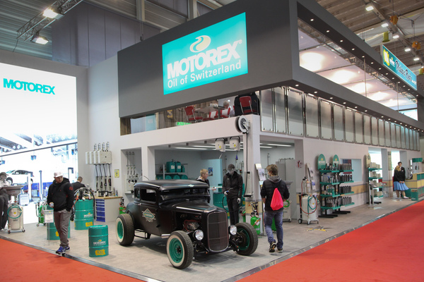 Motorex mit einem Hot Rod - Genfer Autosalon 2017