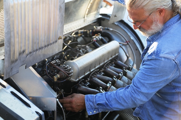 Motorinspektion am Römö Motorfestival 2016