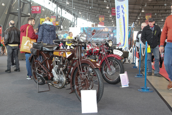 Motorrad Condor Populaire von 1927 in der Sonderschau "Schweizer Motorräder" - Retro Classics Stuttgart 2020