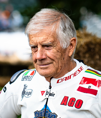 Motorrad-Legende Giacomo Agostini - 31. Goodwood Festival of Speed 2024