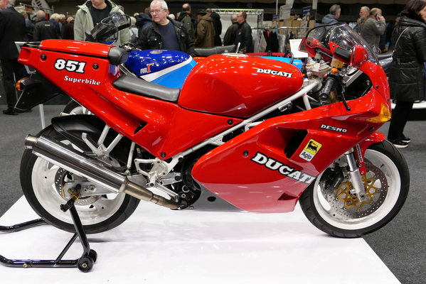Motorrad-Sonderschau "Die 80er-Jahre – Technik trifft Design": Ducati 851 S – Bremen Classic Motorshow 2025