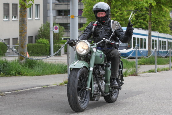Motorrad von Sunbeam - Albisgütli Classics April 2022