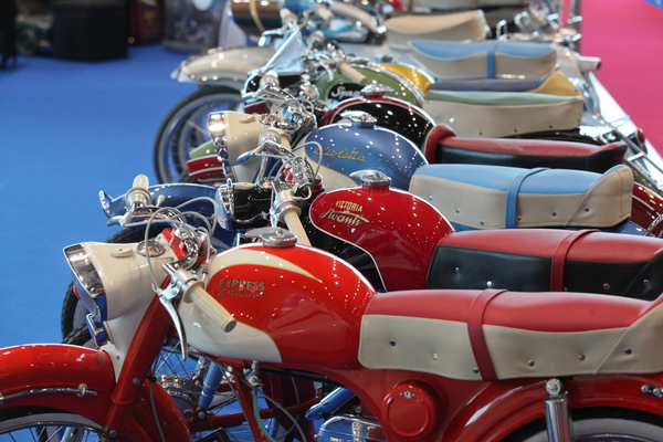 Image: Motorcycle selection with long-forgotten brands - Retro Classics Bavaria 2019