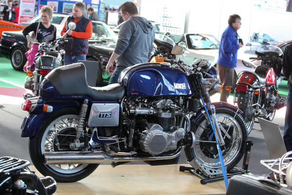 Motorradklassiker Münch TTS mit Vierzylinder-NSU-Motor - Retro Classics Stuttgart 2020