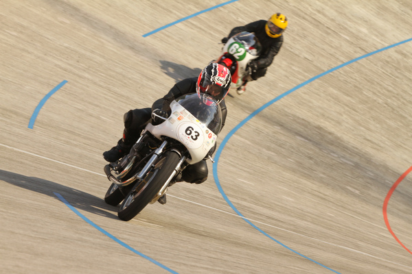 Motorräder - Peter Zweifel auf einer Gilera GP 500 G von 1957 - Indianapolis Oerlikon am 26. Juli 2016
