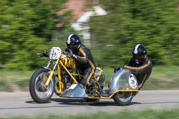Motorräder und Gespanne am GP Mutschellen 2018