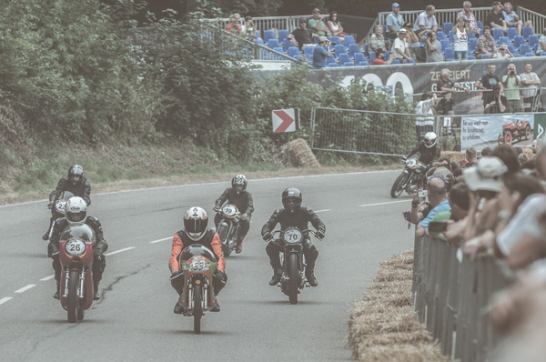 Motorcycles and sidecars at the Solitude Revival 2015