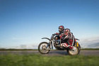 Bild: Motorräder und Gespanne an der 5. Gedenkfahrt zum Michaelskreuzrennen 2017
