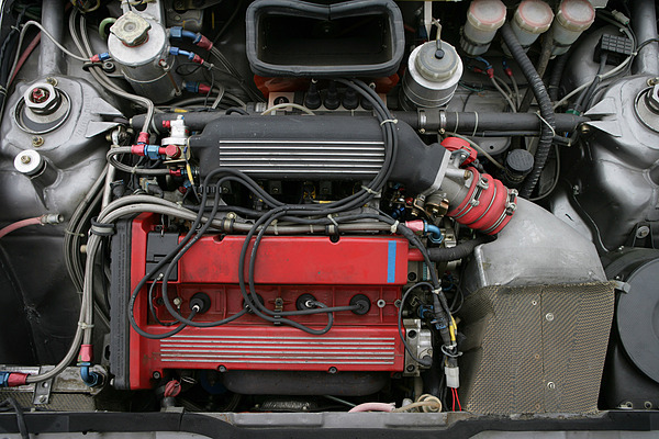 Motorraum - Lancia Delta Integrale