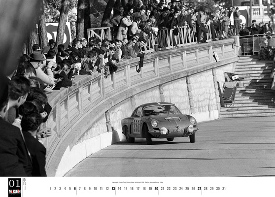 Motorsport Classic 2019 Kalender von McKlein - Januar