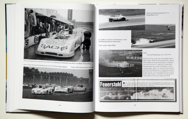 Motorsport im Porsche 917 - Buch "Meine Freiheit beim Klang der Motoren - Die sportliche Lebensgeschichte des Darmstädter Rennfahrers Albert Pfuhl"