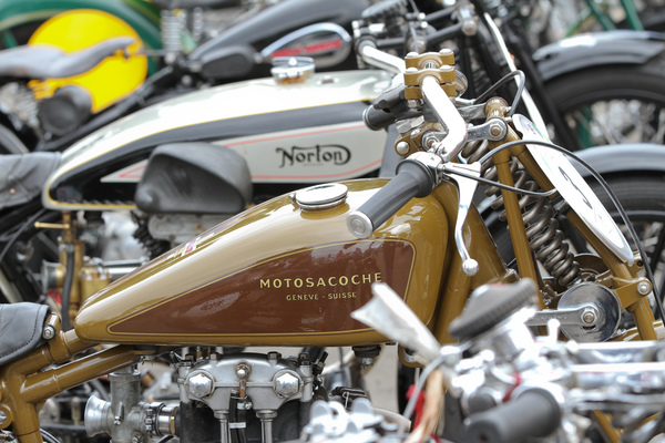 Motosacoche 414 von 1930 - Indianapolis Oerlikon am 27. Juli 2017