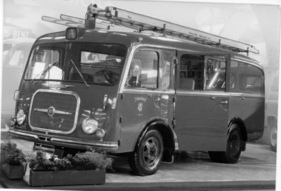 Mowag (1960) - als Feuerwehrwagen, aus Kreuzlingen - Genfer Autosalon 1960