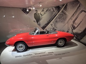 Bild Museo Storico Alfa Romeo Arese – Alfa Romeo Spider Duetto (1966) – mit «The Graduate» hat der Spider Kinogeschichte geschrieben