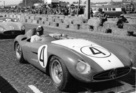 Musy Benoit auf seinem Maserati 300S beim Rennen in Portugal von 1956