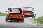 Artikelbild Bergprüfung Altbüron 2015 - legendäre Fahrzeuge und Piloten von einst und heute im Regen