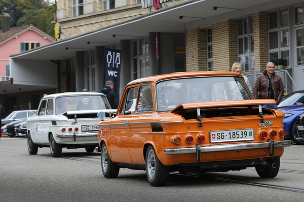 Image: NSU 1200 TTS (1970) - in a duet - German Car Meeting Motorworld Kemptthal 2024