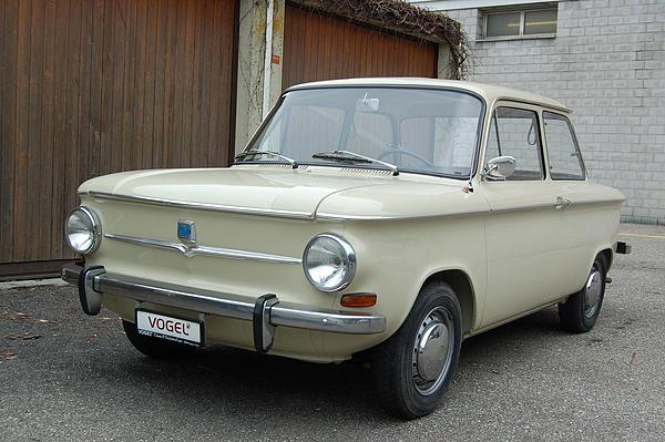 Bild: NSU 47 Prinz 4 (1967) - an der Verkaufsausstellung und Auktion des Vogel Autocenters in Wangen (19. - 21. April 2013)