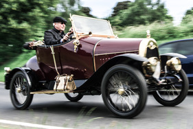 NSU 5/15 von 1914 - auf der Kronprinz Wilhelm Rasanz Fahrt 2013