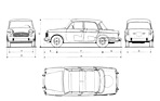 NSU-Fiat Europa (1963) - Dimensionen