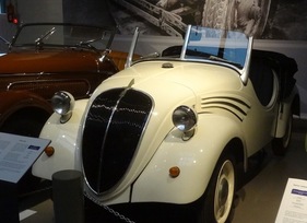 NSU Fiat Weinsberg Roadster (1936) - Depotausstellung des Deutschen Technikmuseums Berlin