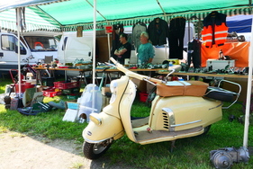 NSU Prima Roller, recht unbekanntes Konkurrenzprodukt zu Heinkel, Vespa und Lambretta – Bockhorner Oldtimermarkt 2025