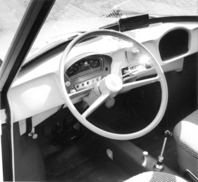 NSU Prinz (1959) - praxisorientierter Fahrerarbeitsplatz