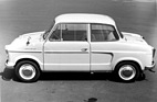 NSU Prinz (1961) - Seitenansicht, fast symmetrische Gestaltung von Front und Heck