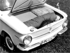 NSU Prinz 4 (1961) - viel Platz im gut nutzbaren Kofferraum vorne
