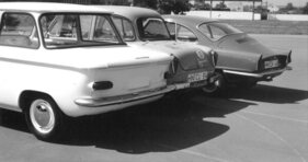 NSU Prinz IV (1961) – im Vergleich der Heckpartien mit Prinz III und Sport-Prinz