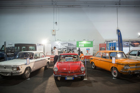 NSU Prinz Sport Coupé (1962) - auf dem schmucklosen NSU-Clubstand - Auto e Moto d'Epoca 2022