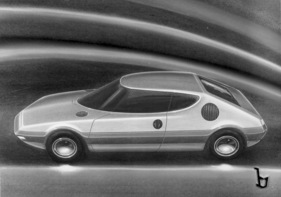 NSU RO 80 Trapeze (1973) - die Zeichnung offenbart wenig von der interessanten Raumaufteilung