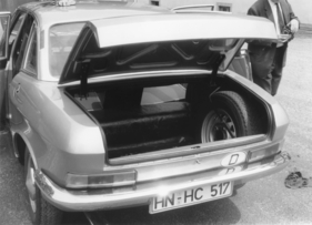 NSU Ro 80 (1967) - Kofferraum und Ersatzrad