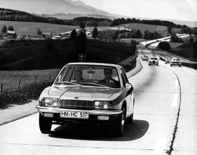 NSU Ro 80 (1967) - praktisch unempfindlich gegenüber Seitenwind dank tiefer Front