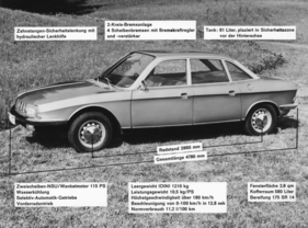 NSU Ro 80 (1967) - was steckt wo im Ro 80