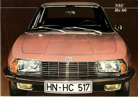 NSU Ro 80 (1968) - Titelseite eines Verkaufsprospektes