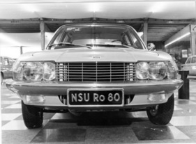 NSU Ro 80 (1970) - einziges europäisches Serienfahrzeug mit Wankelmotor - Genfer Autosalon 1970