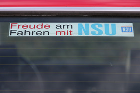 NSU Ro 80 (1972) - den Spruch kennt man doch noch von anderswo ...