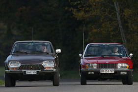 NSU Ro 80 (1972) und Citroën GS Birotor (1974) - der NSU war etwas schneller als der Citroën NSU Ro 80 (1972) und Citroën GS Birotor (1974) - der NSU war etwas schneller als der Citroën