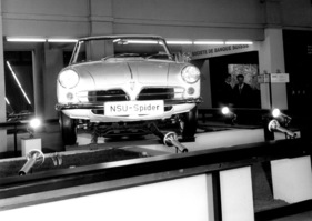 NSU Spider (1965) - mit Wankelmotor im Heck - Genfer Automobilsalon 1965