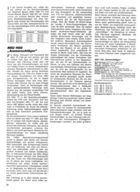 NSU TT 1150 "Ammerschläger" (1970)