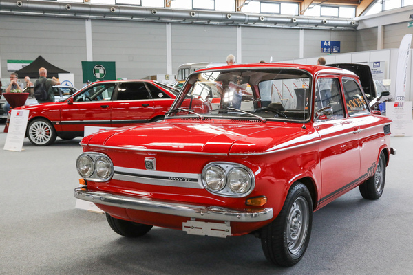 NSU TT (1972) - 65 PS leistete der 1177 cm3 grosse Vierzylinder, das reichte für Tempo 153 km/h, 49'327 wurden gebaut - Klassikwelt Bodensee 2024