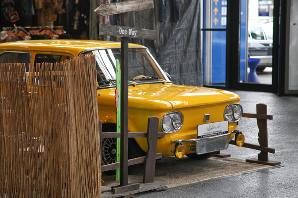 NSU TT beim Autohaus Bechmann - Motorworld Classics Bodensee 2019